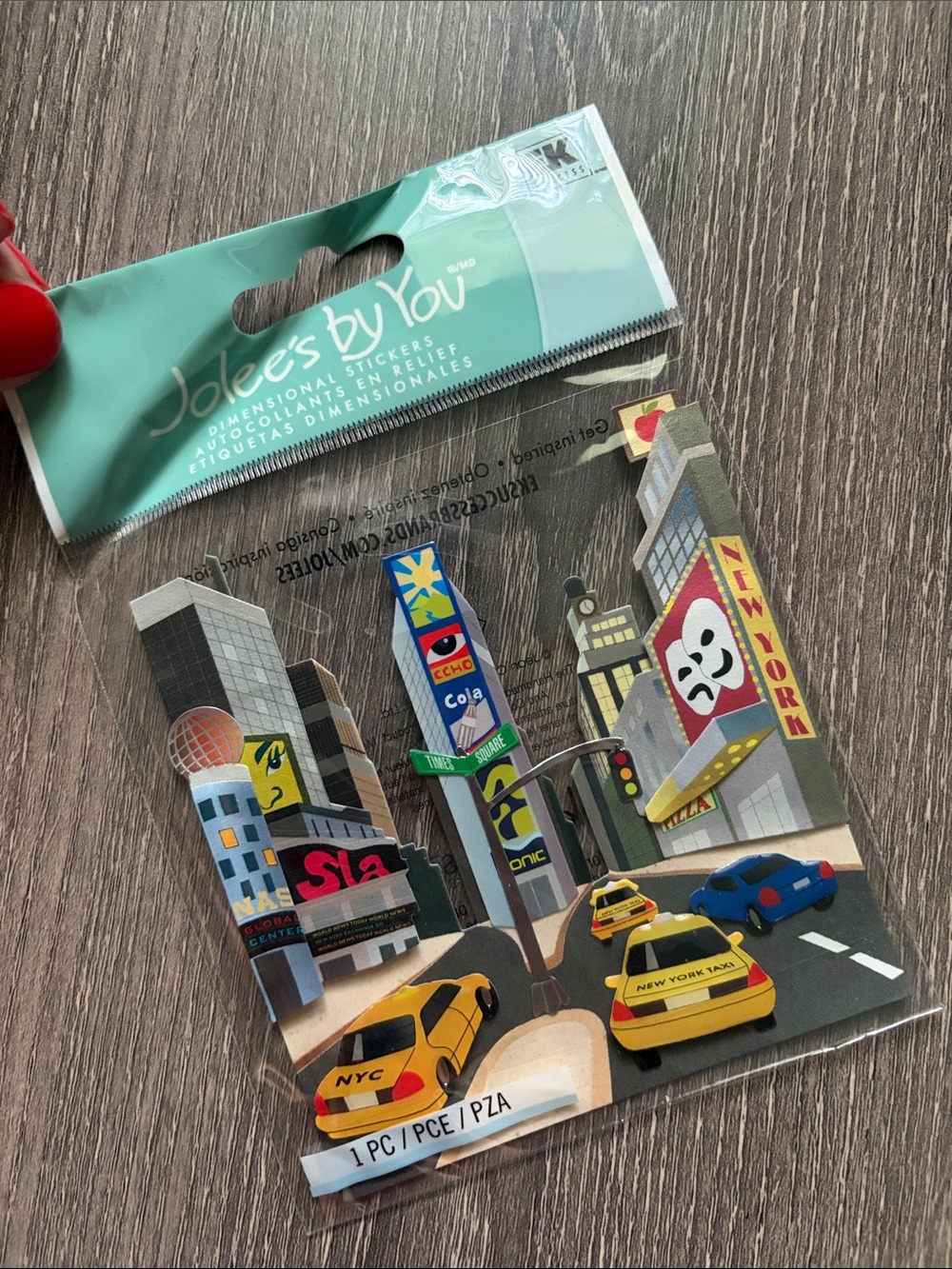 ❤️$9 Jolee's Boutique Dimensional Stickers Broadway Times Square